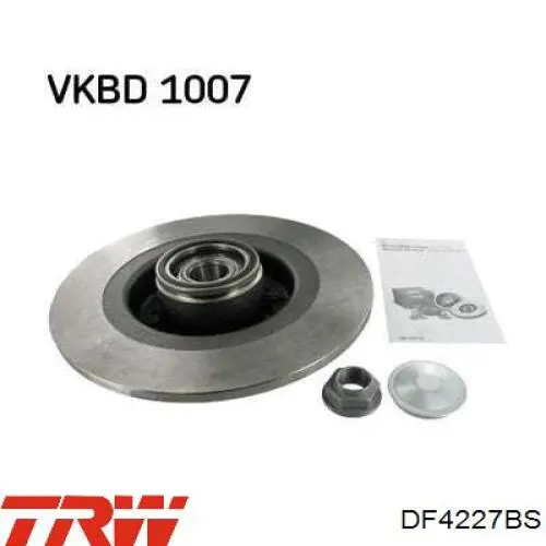 Задні дискові гальма TRW DF4227BS ціна, від 78.94 USD