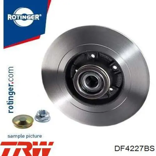Купити DF4227BS TRW Диск заднього гальма
