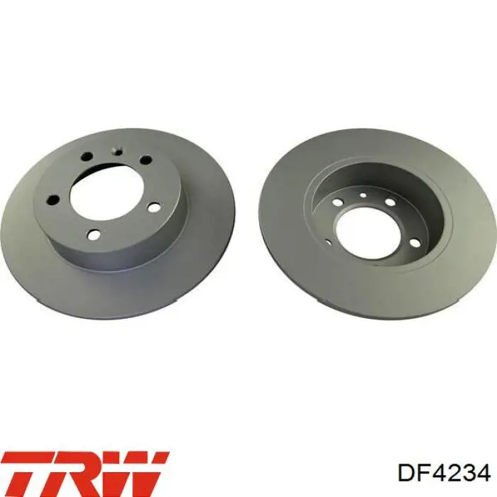 Диск гальмівний задній TRW DF4234