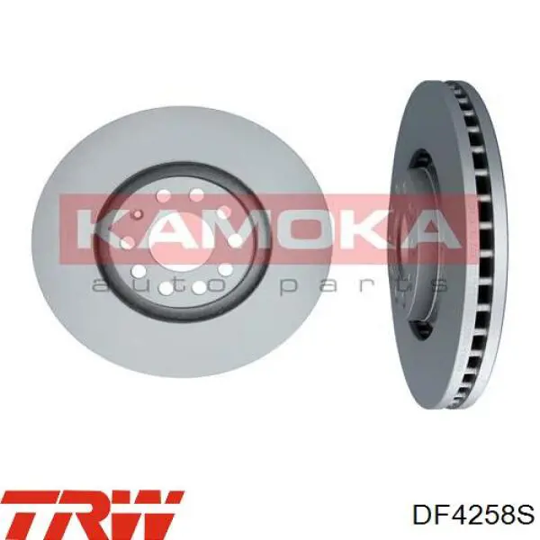 Гальмівні диски передні DF4258S TRW