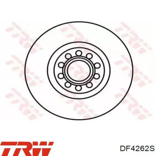 Гальмівні диски передні DF4262S TRW