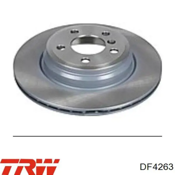 Гальмівні диски DF4263 TRW