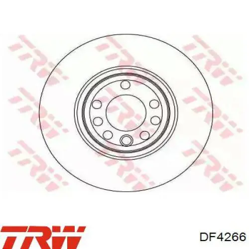 Купити DF4266 TRW Диск заднього гальма