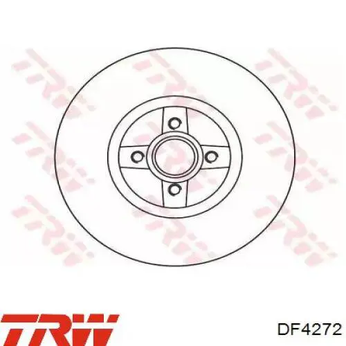 Гальмівні диски DF4272 TRW