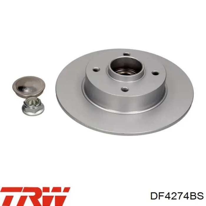 Диск гальмівний задній TRW DF4274BS