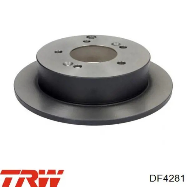 DF4281 TRW диск гальмівний задній