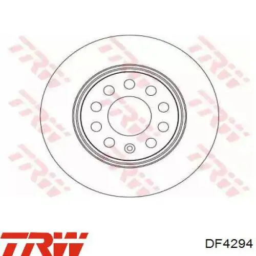 DF4294 TRW диск гальмівний передній