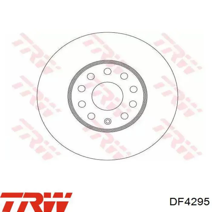DF4295 TRW диск гальмівний передній