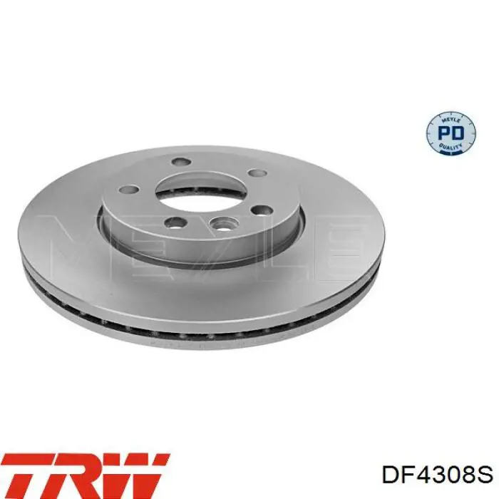 Диск гальмівний передній TRW DF4308S