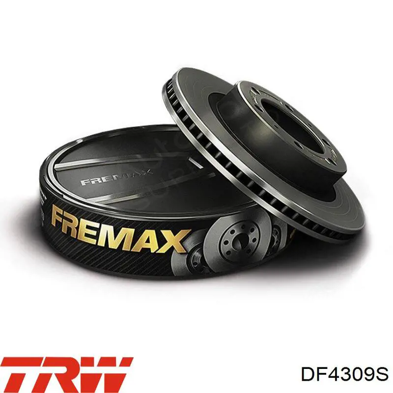 Гальмівні диски передні DF4309S TRW