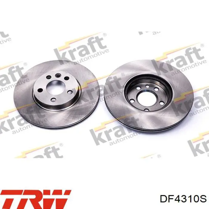 Диск переднього гальма TRW DF4310S ціна, від 56.03 USD