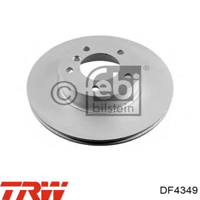 Гальмівні диски передні DF4349 TRW