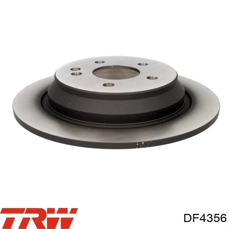 DF4356 TRW диск гальмівний задній