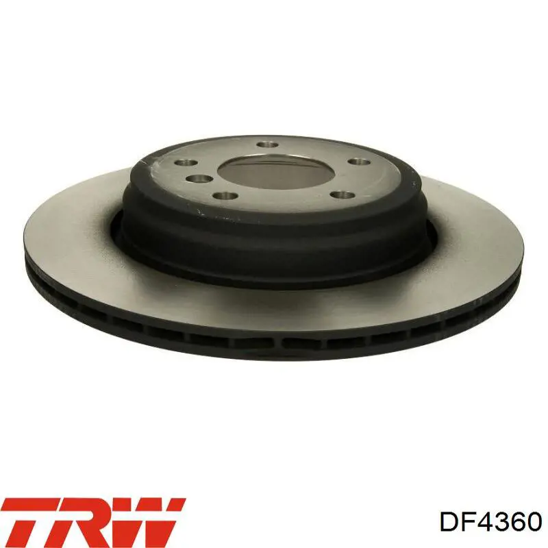 DF4360 TRW диск гальмівний задній