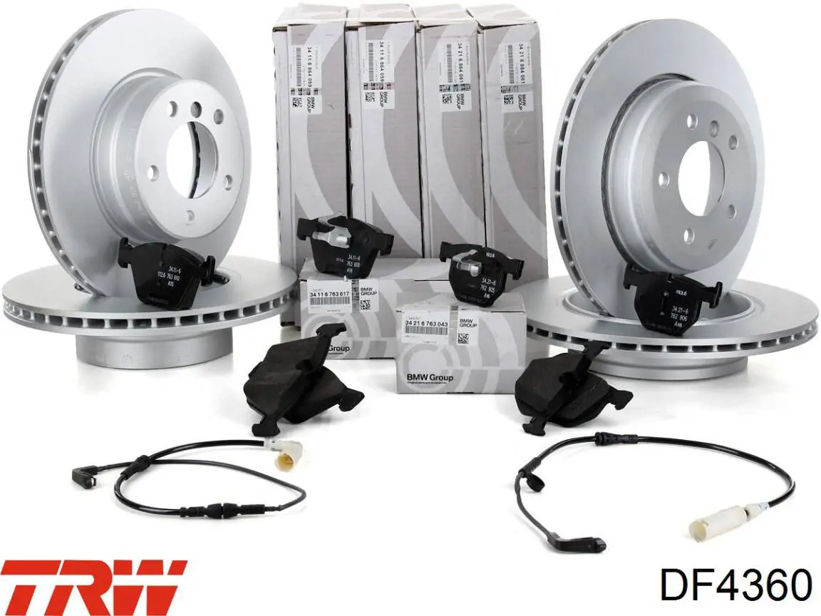 Задні дискові гальма TRW DF4360 ціна, від 73.78 USD