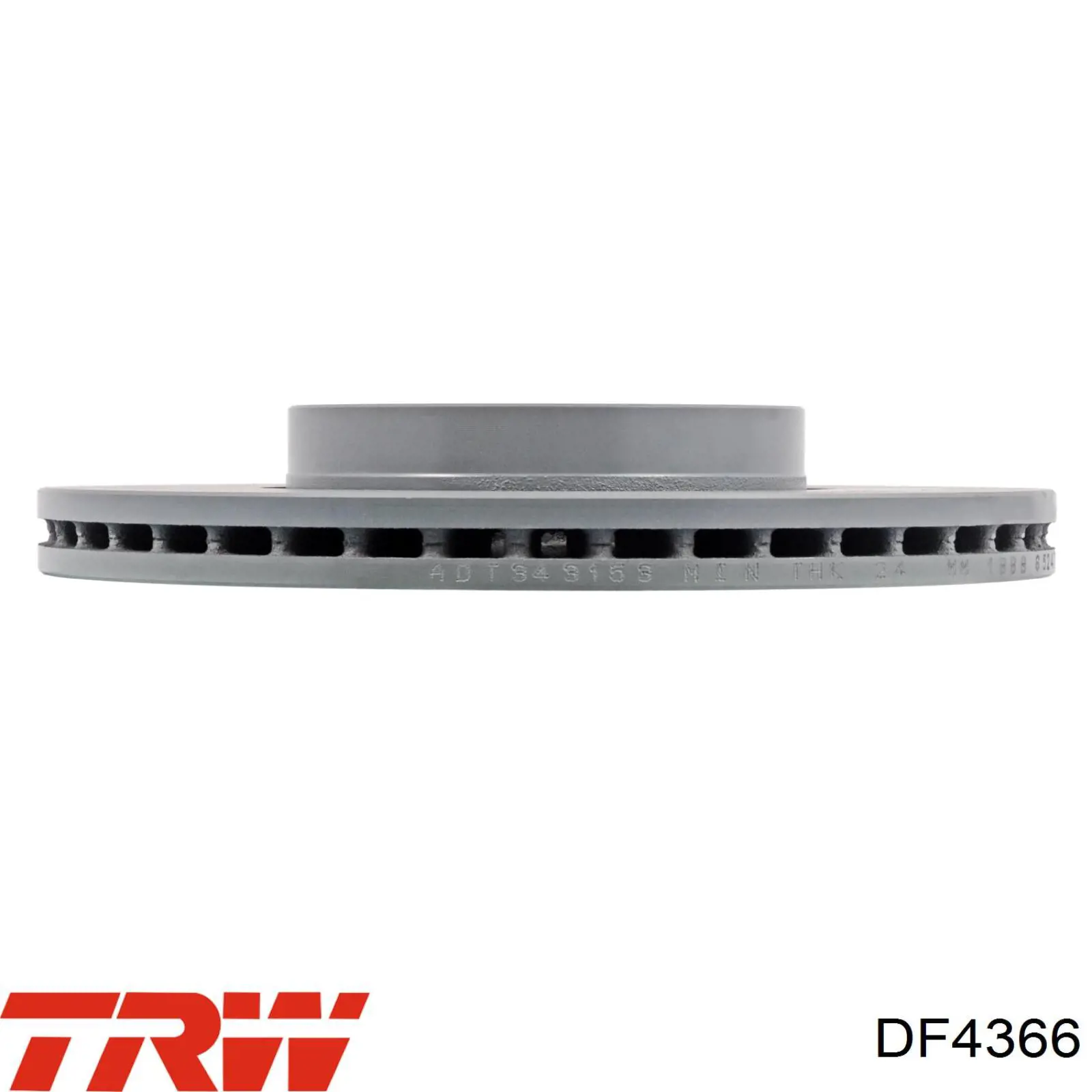 Диск переднього гальма TRW DF4366 ціна, від 37.73 USD