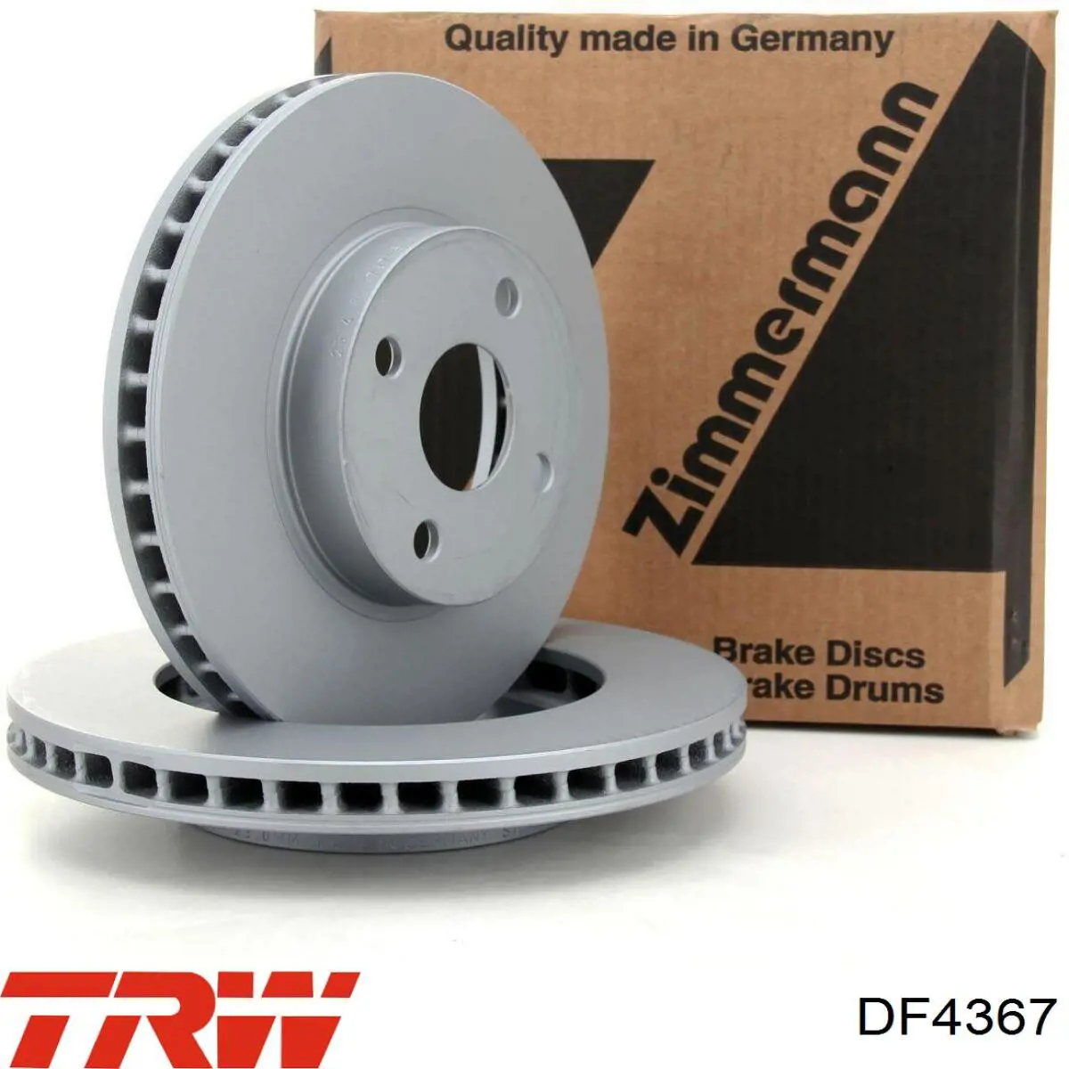 Диск переднього гальма TRW DF4367 ціна, від 33.99 USD