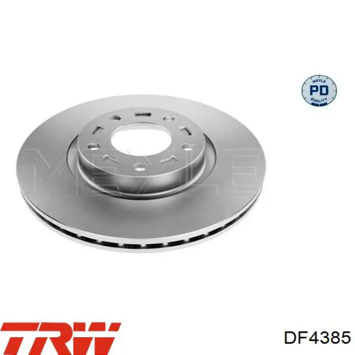 Диск переднього гальма TRW DF4385 ціна, від 51.20 USD