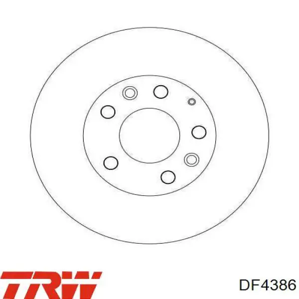 Купити DF4386 TRW Ротор гальмівний