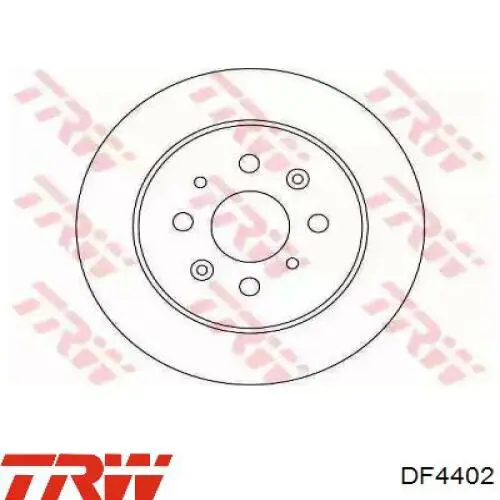 Задні дискові гальма TRW DF4402 ціна, від 30.39 USD