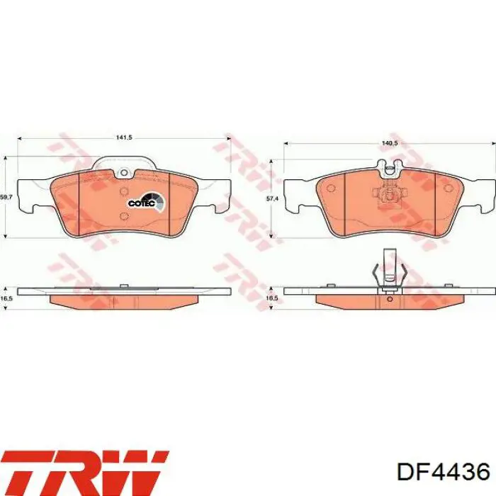 Гальмівні диски 411153 ATE