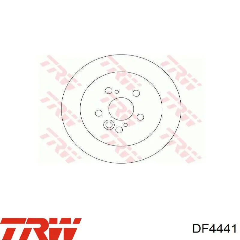 Гальмівні диски DF4441 TRW