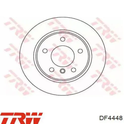DF4448 TRW диск гальмівний задній