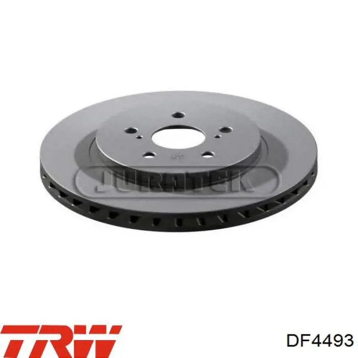 Диск переднього гальма TRW DF4493 ціна, від 47.23 USD
