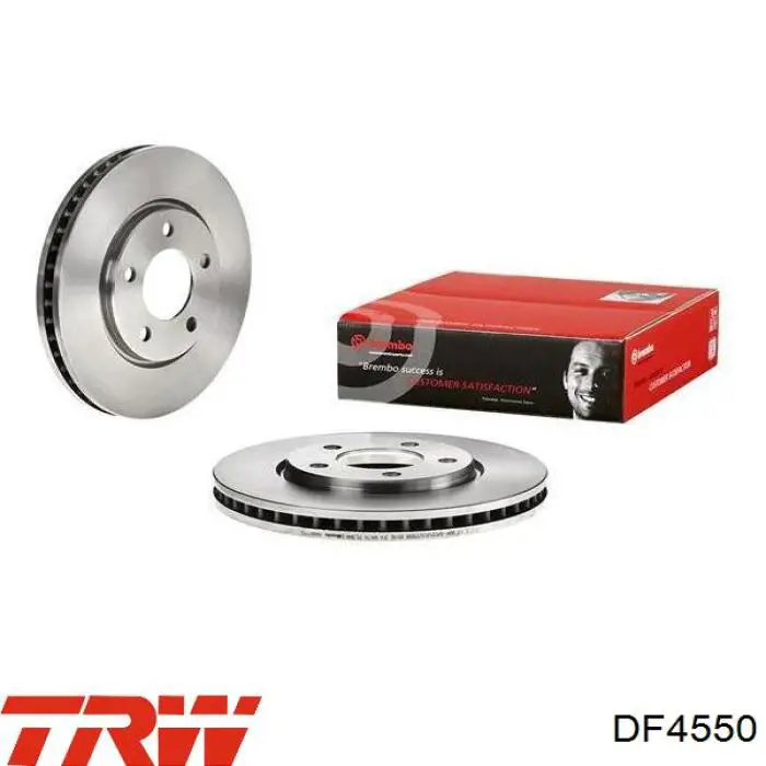 Диск переднього гальма TRW DF4550 ціна, від 40.67 USD