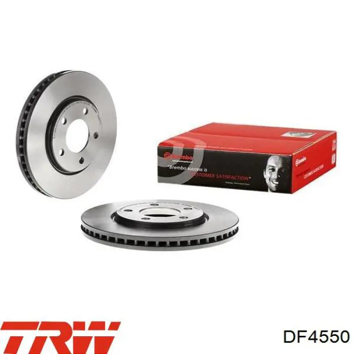 Гальмівні диски передні DF4550 TRW