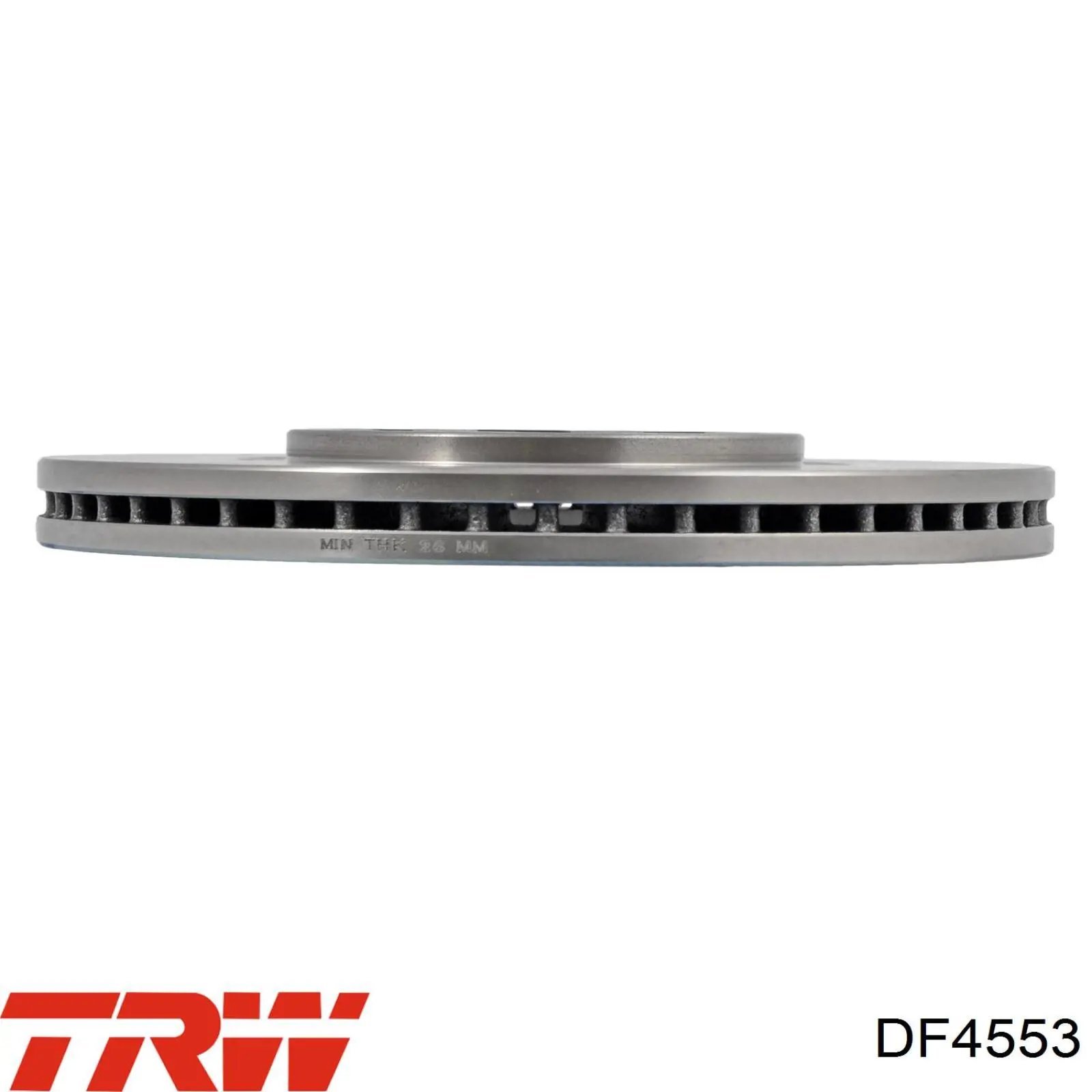 Диск гальмівний передній TRW DF4553