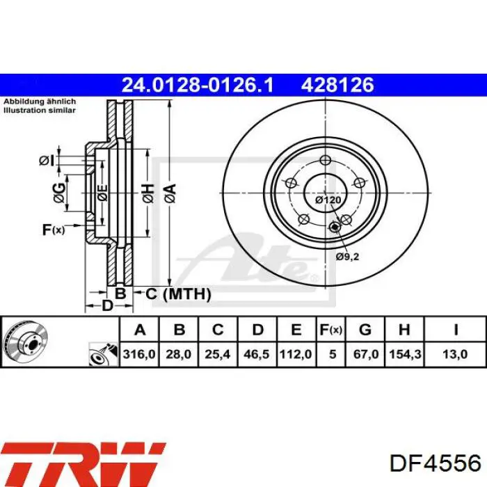 Диск переднього гальма Bosch 986478625 ціна, від 52.54 USD