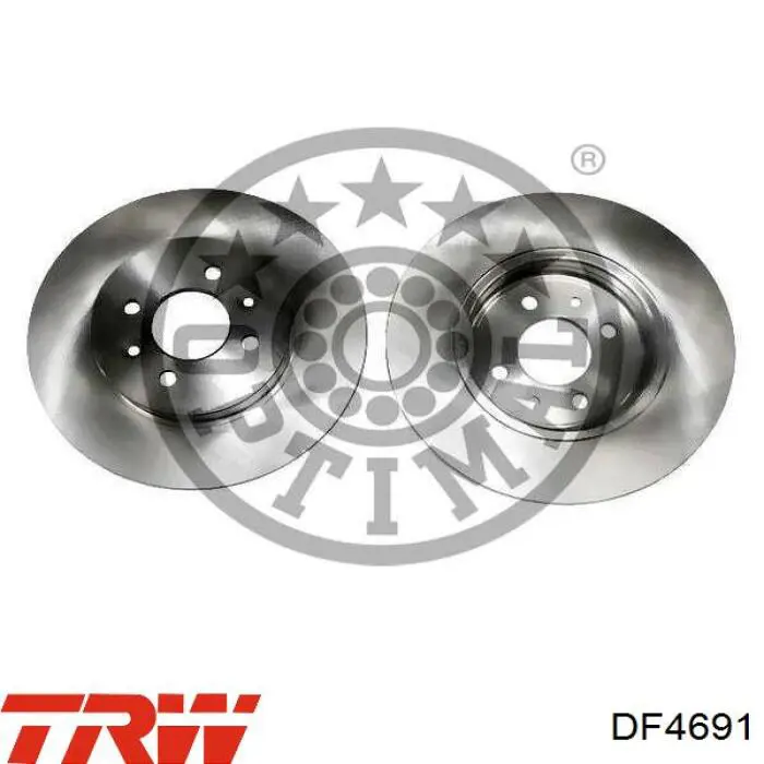 Купити DF4691 TRW Диск заднього гальма