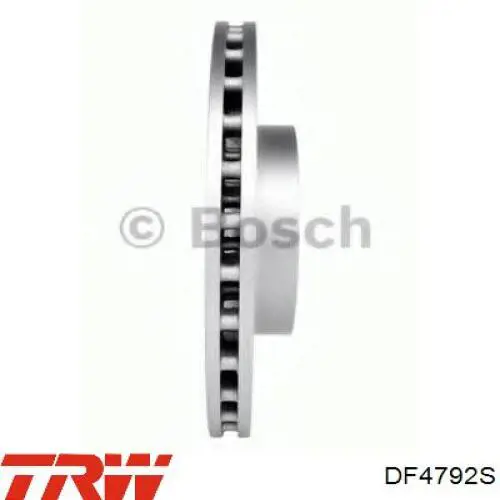 Диск гальмівний передній TRW DF4792S