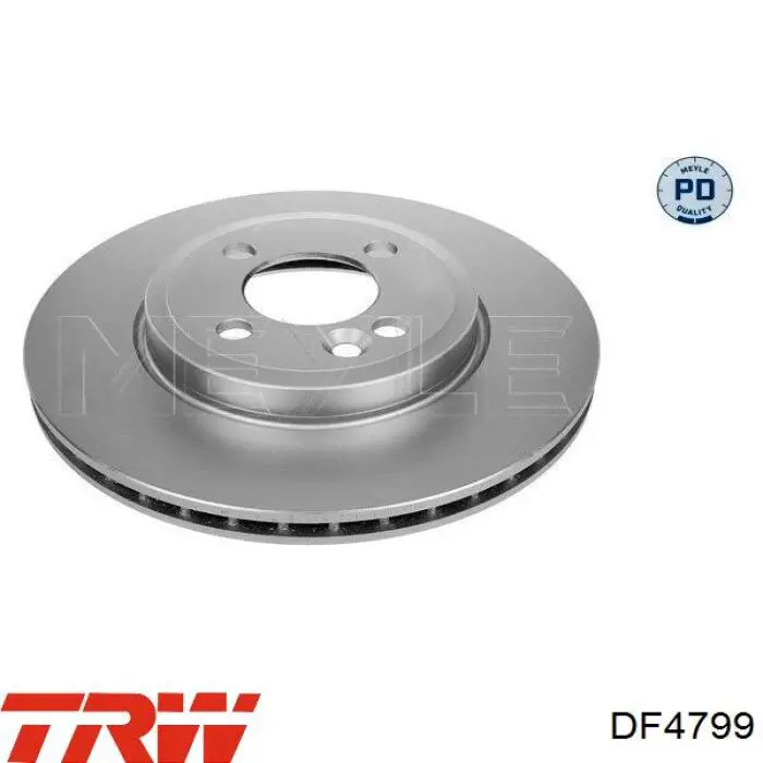 Диск гальмівний передній TRW DF4799