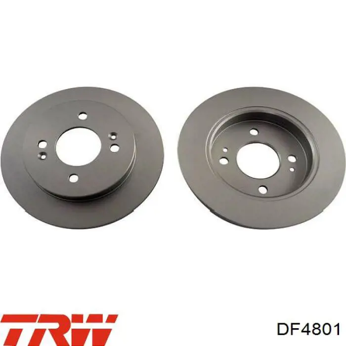Купити DF4801 TRW Диск заднього гальма