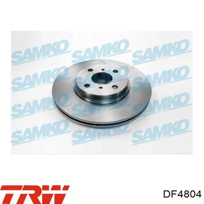 Диск переднього гальма TRW DF4804 ціна, від 35.82 USD