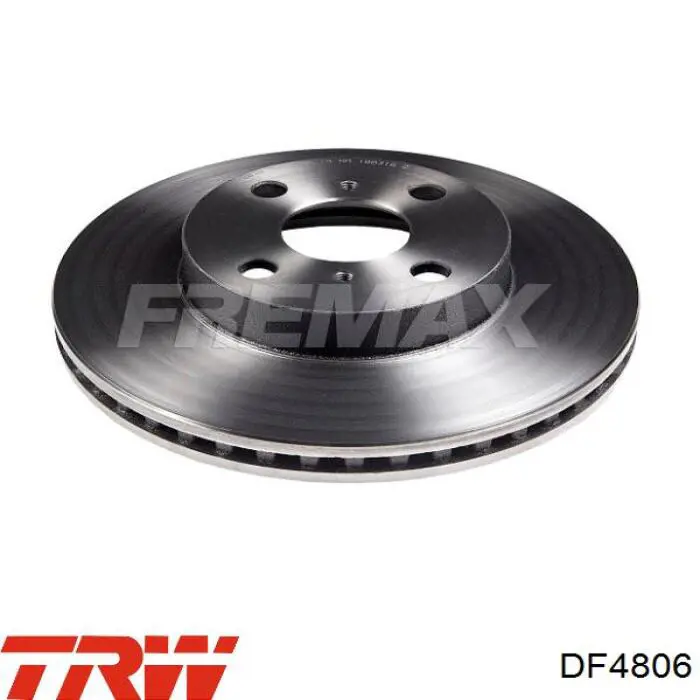 Диск гальмівний передній TRW DF4806