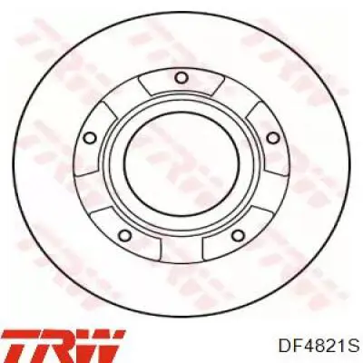 Диск гальмівний задній TRW DF4821S