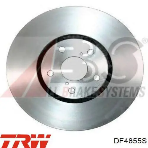 Диск переднього гальма TRW DF4855 ціна, від 69.68 USD