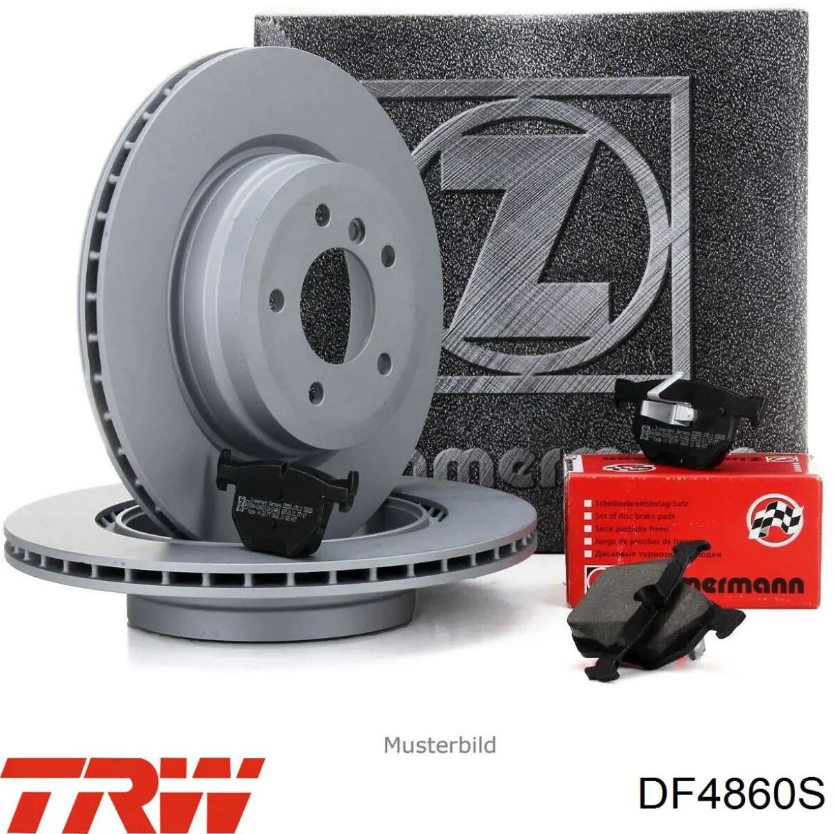 Купити DF4860S TRW Диск заднього гальма