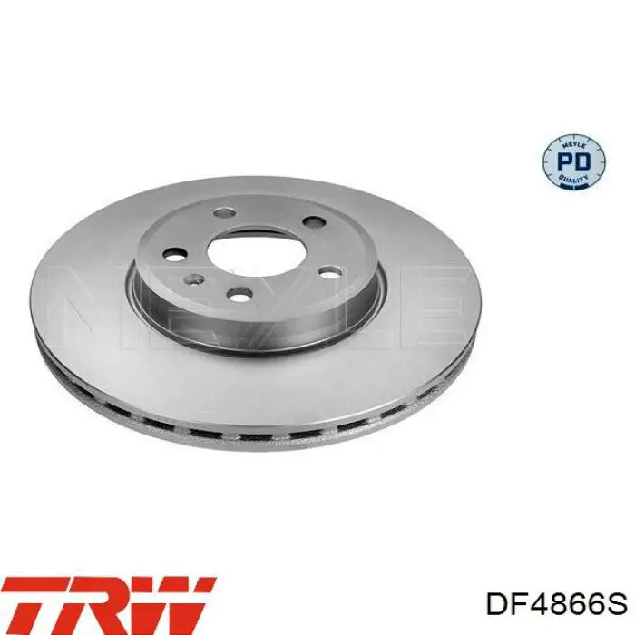 Диск переднього гальма TRW DF4866S ціна, від 62.13 USD