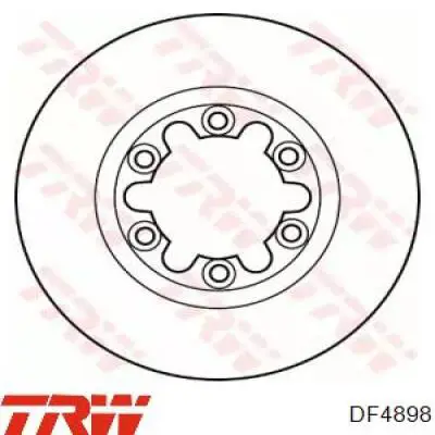 Диск гальмівний передній DF4898 TRW