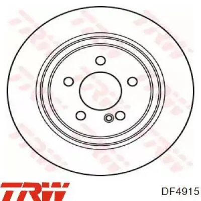 Задні дискові гальма TRW DF4915 ціна, від 52.75 USD