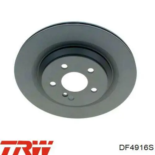 Гальмівні диски DF4916S TRW