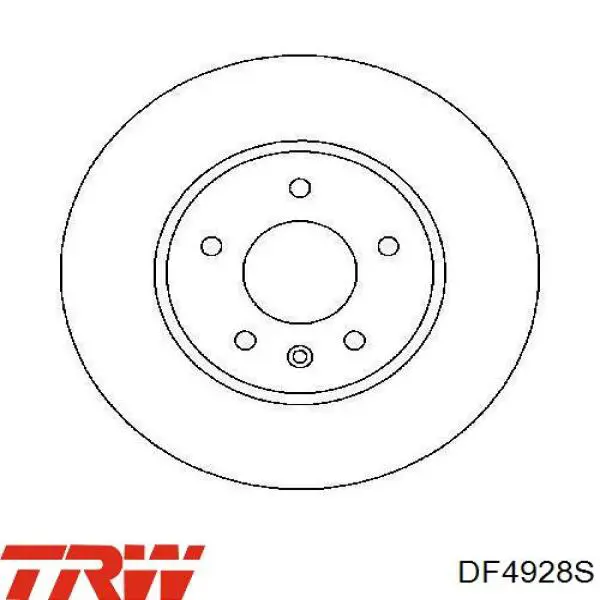 Купити DF4928S TRW Ротор гальмівний