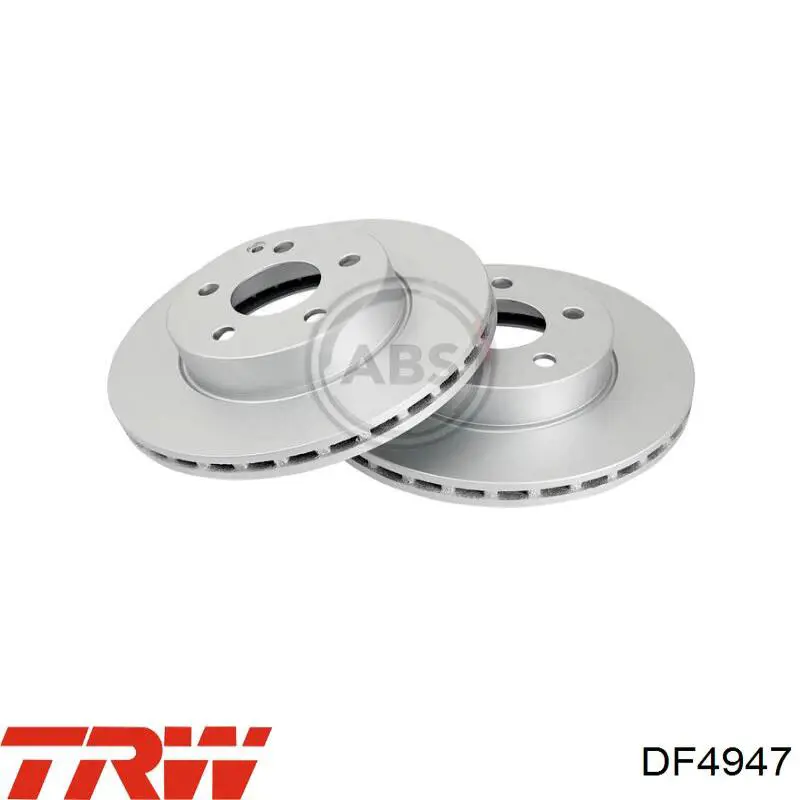 Диск гальмівний передній TRW DF4947