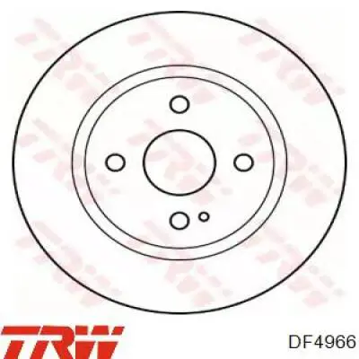Диск гальмівний передній TRW DF4966