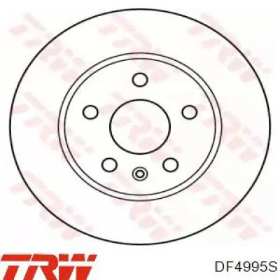 Диск переднього гальма TRW DF4995S ціна, від 73.25 USD