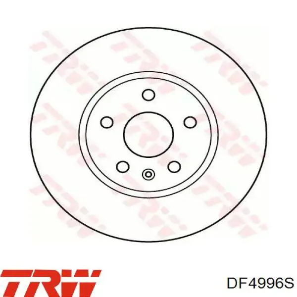 Диск гальмівний передній DF4996S TRW